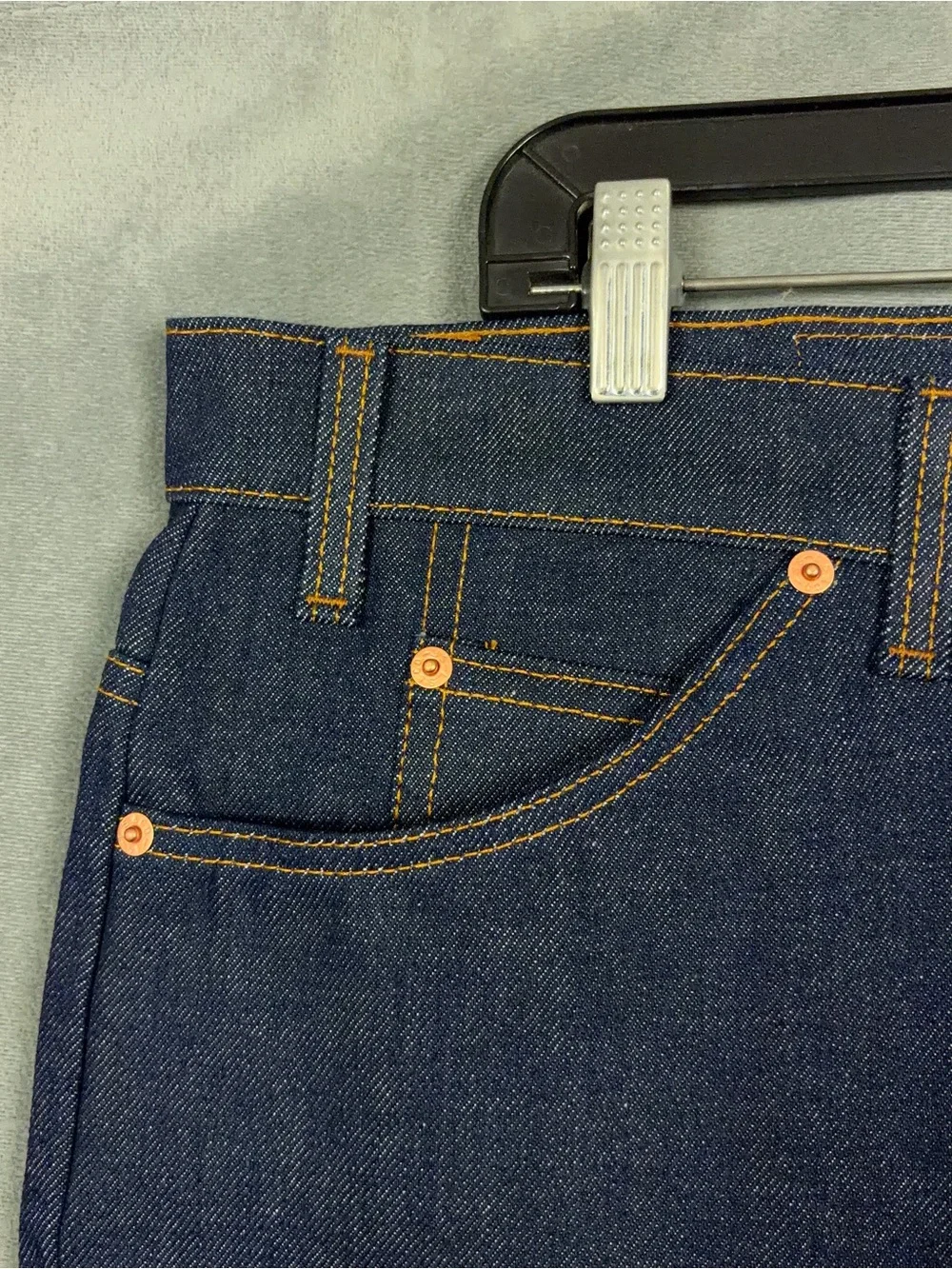 Vintage Levis 517 Jeans Men Size 42x30 Actual 40x30 Orange Tab Saddleman Bootcut